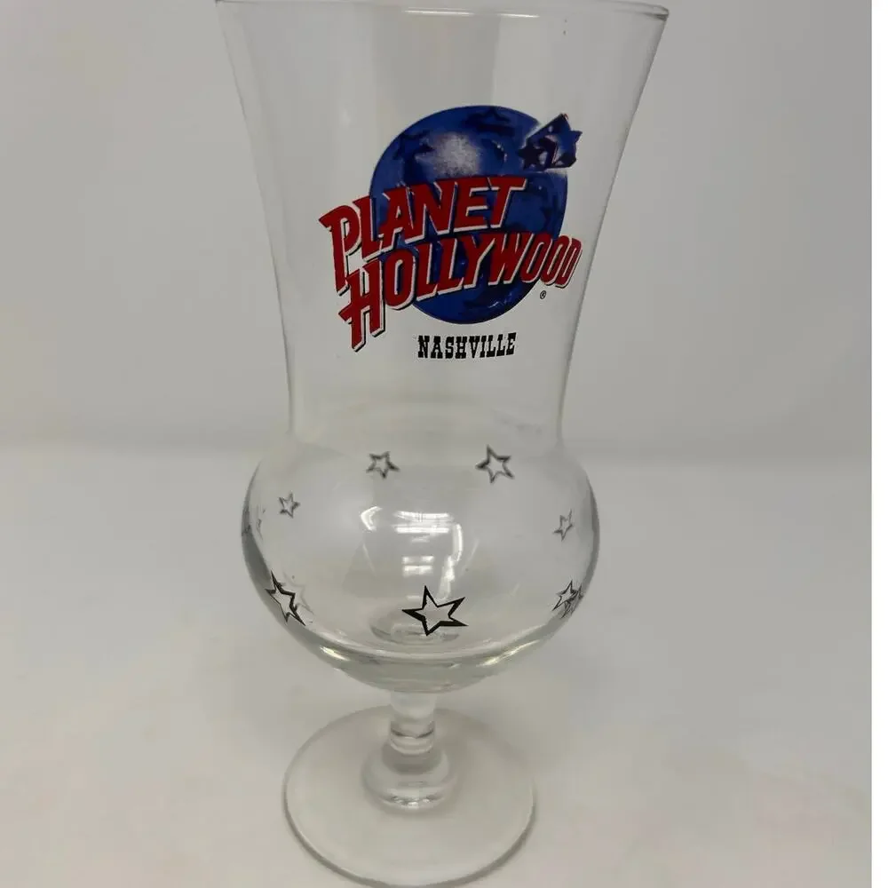Planet Hollywood Nashville Hurricane Glass‎ 8 1/4